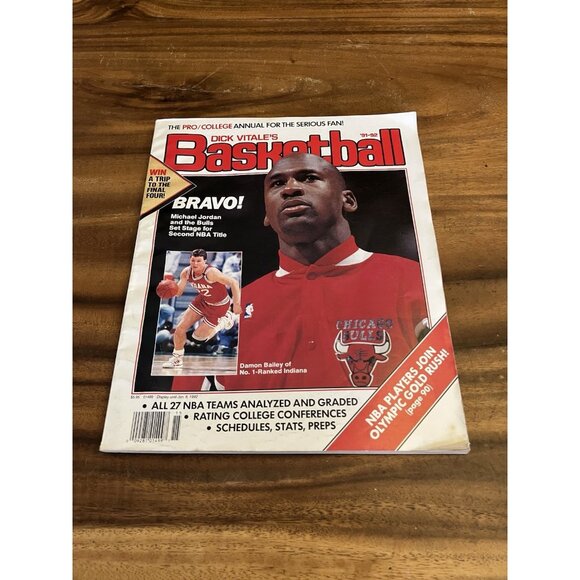 Other - Vintage Michael Jordan Cover Dick Vitale's Basketball Magazine 1992